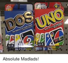 Players can play them anytime and change the color that continues uno, the world's most beloved card game with new experience. New From The Get Uno Uno The World S 2 Card Game Unverified Statistic 10 Now With Customizable Wild Cards 4 2 7 Il Uno Meme On Awwmemes Com