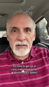 Time to tame my top! #haircut #madscientist #buzzcut #goofy