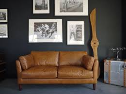 Vintage Clubsofa Ledersofa Rockford 2 Sitzer Rindsleder Echt Leder Cognac Leder Mobel Sofa Skandinavisch Ledersofa