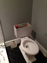 The tightest i have installed a toilet from the wall is 11 1/2 or so, when the toilet was 12 rough in. Crappy Situation Remedies For A Toilet That Sticks Too Far Out From Wall