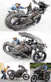 Alien Vs Predator Motorcycle Custom Bikes Motorcycle Futuristic Motorcycle