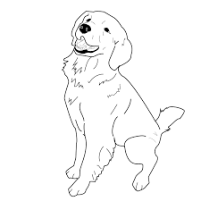 Sitting Golden Retriever Vector Dog Illustration Eps Cute Etsy In 2021 Golden Retriever Vector Golden Retriever Illustration Dog Illustration