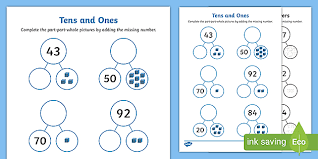 You can get it here. Tens And Ones Worksheet Teacher Made