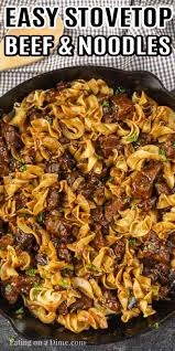 You'll find healthier burger recipes, kebab recipes, italian beef stuffed shells, beef roasts, beef barley soup, beef tenderloin marsala and so much more. Beef And Noodles Recipe Easy Beef Tips And Noodles