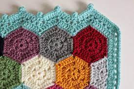 Calling All Blanketeers Weekender Blanket Border Pattern Crochet Border Patterns Crochet Hexagon Crochet Blanket Border