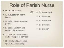 Parish Nursing At Community In Christ What The Parish Nurse And Health Ministry Team Has To Offer You Penny Zimmerman Rn Msn January 19 Ppt Download