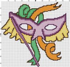 This item for sale is a digital file. Mardi Gras Mask Counted Cross Stitch Pattern In 2020 Halloween Cross Stitches Cross Stitch Cross Stitch Patterns