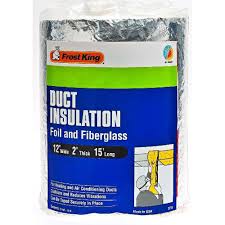 The tape around my duct work on the on the ac unit was almost complete loose. Frost King 12 In X 15 Ft Foil And Fiberglass Duct Insulation Sp55 6 The Home Depot