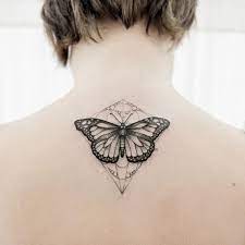 Cooltop Geometric Tattoo 110 Small Butterfly Tattoos With Images Piercings Model Butterfly Tattoo Designs Butterfly Tattoos For Women Butterfly Back Tattoo