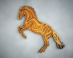 Download Horse 3d Mandala Svg Files Animal Mandala Files For Laser Etsy In 2021 Mandala Svg Horse Template Cricut Projects Vinyl