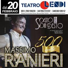 Go2 It Biglietti Massimo Ranieri In Sogno E Son Desto 500 Volte
