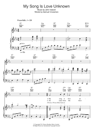 John Ireland My Song Is Love Unknown Sheet Music Notes Chords Score Download Printable Pdf Sheet Music Notes Music Notes Sheet Music