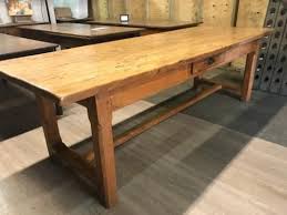 Large Pale Elm French Farmhouse Table With Drawer French Farmhouse Table French Farmhouse Dining Table Antique Dining Tables