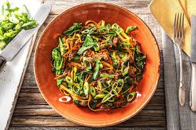 Ginger Beef Noodles Recipe Hellofresh Recipe Ginger Beef Beef And Noodles Hello Fresh