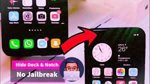 This not only gives your ‌iphone‌ a tidier look and feel, but it once in jiggle mode, tap the app page dot icons just above the dock at the bottom of the screen. Hide Dock Background Notch On Ios 14 Without Jailbreak Youtube