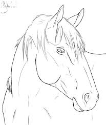 Okay This Lineart Is Free To Use I Just Drew It In A Attempt To Make The Clock Go Faster So Free To Use And Horse Drawings Horse Art Drawing Animal