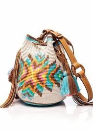 Colombian Mochi Las Model Apache Artisanal Selbstgemachte Taschen Tasche Hakeln Eastpak Tasche