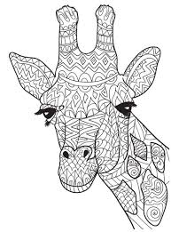 Zentangle Giraffe Head Coloring Picture Giraffe Coloring Pages Animal Coloring Pages People Coloring Pages