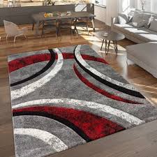 Teppich Hailee In Grau Rot Zipcode Design Teppichgrosse Rechteckig 120 X 170 Cm In 2020 Red Rugs Modern Area Rugs Rugs