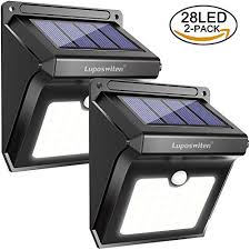 Browse alibaba.com and enlighten your garden's beauty with lampes exterieures solaires. 28 Led Lampe Solaire Exterieur Luposwiten Eclairage Mural Sans Fil Avec Detecteur De Mouvement Applique Eclairage Mural Luminaire Solaire Eclairage De Securite