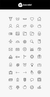 50 Ios And Android Line Icons Download Freebie By Pixelbuddha Line Icon Free Icons Instagram Icons