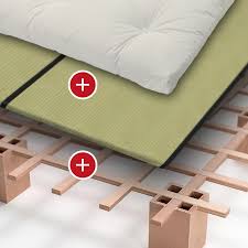 Die schlafmatratze mit hyperelastischen schaumkern eignet sich natürlich auch für alle. Tojo Bett System Spar Set Mit Tatami Und Baumwollfuton