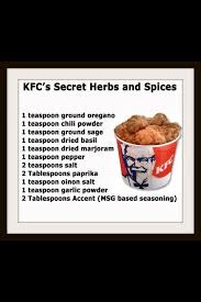 Kfc Original Recipe Herb Mix I Wonder If This Really Is The Original 11 Herbs Spices The Colonel Use Kfc Original Recipe Kfc Spice Recipe Spice Recipes