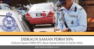 If you have any summonses from the royal malaysia police (pdrm) lingering in your house, now is the best time to go and pay your fine. Pdrm Beri Diskaun 50 Bayar Saman Secara Online