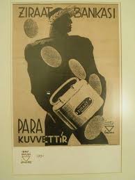 Girokonto mit guthabenverzinsung, keine kontoführungsgebühr. 1931 Yilina Ait Ihap Hulusi Tarafindan Hazirlanan Reklam T C Ziraat Bankasi Muzesi Ulus Ankara Artofit
