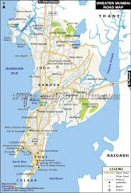 Road Map Of Greater Mumbai Map City Beach Mumbai Map