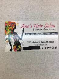 Serves dallas, tx 21 years in business. Ana S Hair Salon Startseite Facebook