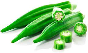 Look for bright green pods with unblemished skin. Okra