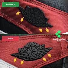 Step 4 Verify The Wings On The Air Jordan Logo Air Jordans Black Toe Jordan Logo