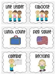 Preschool Classroom Jobs Free Printables