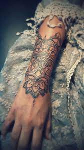 You can try or mix this design with other styles of the pattern, too, get some dark shade with this type of tattoo. Image Result For Lotus Mandala Tattoo Arm Tattoos Hand Tattoos Lace Tattoo