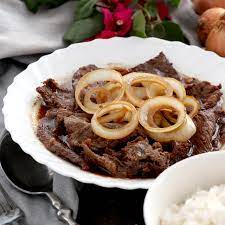 Bistek - Filipino Beef Steak - Foxy Folksy