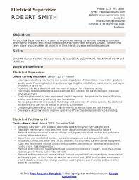 This entry level electrical engineering resume presents the candidate's name, address and contact information. Electrical Supervisor Resume Samples Qwikresume