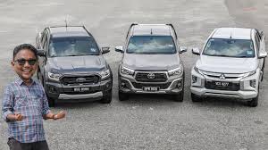 Harga paling murah dalam mudah. Perbandingan Toyota Hilux Vs Mitsubishi Triton Vs Ford Ranger Trak Mana Servis Paling Murah Youtube