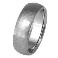 Hammered Titanium Wedding Band Custom Titanium Ring N22 Titanium Wedding Band Titanium Rings Wedding Bands