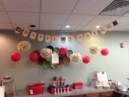 Backdrop For Happy Trails Farewell Party Farewell Party Decorations Party Decorations Farewell Parties