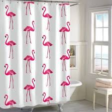Bed Bath Beyond Flamingo Shower Curtain In Pink Flamingo Shower Curtain Flamingo Shower Flamingo Bathroom Decor