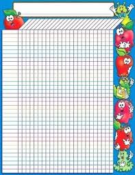 Free Printable Homework Charts For Teachers Students