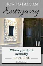 4 Ideas How To Make An Entryway When You Don T Have One