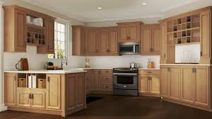 Hampton Wall Kitchen Cabinets In Medium Oak Kitchen The Home Depot Hickory Kitchen Cabinets Kitchen Cabinet Remodel Kitchen Renovation