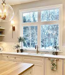 Check spelling or type a new query. White Casement Windows Brighten Farmhouse Style Kitchen Pella