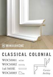 Colonial style colonial crown molding. Classical Colonial Moldings 18th Century Style Windsorone Moldings And Trim Classic Colonial Homes Classic Colonial