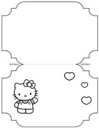 Harō kiti), also known by her full name kitty white (キティ・ホワイト, kiti howaito), is a fictional character produced by the japanese company sanrio. Printable Hello Kitty Card Template Printable Treats Hello Kitty Printables Hello Kitty Birthday Hello Kitty Party
