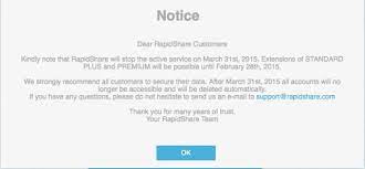 Rapidshare Calls It Quits: Veteran File-Sharing Site To Close In March 2015  | Ars Technica