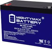 Mighty Max Battery 12V 100AH Gel Battery Replaces Solar Wind Deep Cycle  VRLA 12V 24V 48V
