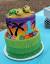 Luau Hawaiian Theme Cake